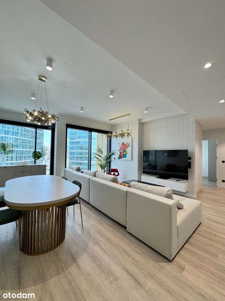 Eleganckie 3-pok klasy biznes w Towarowa Towers, Warszawa - Pełny obrazek: 3/15