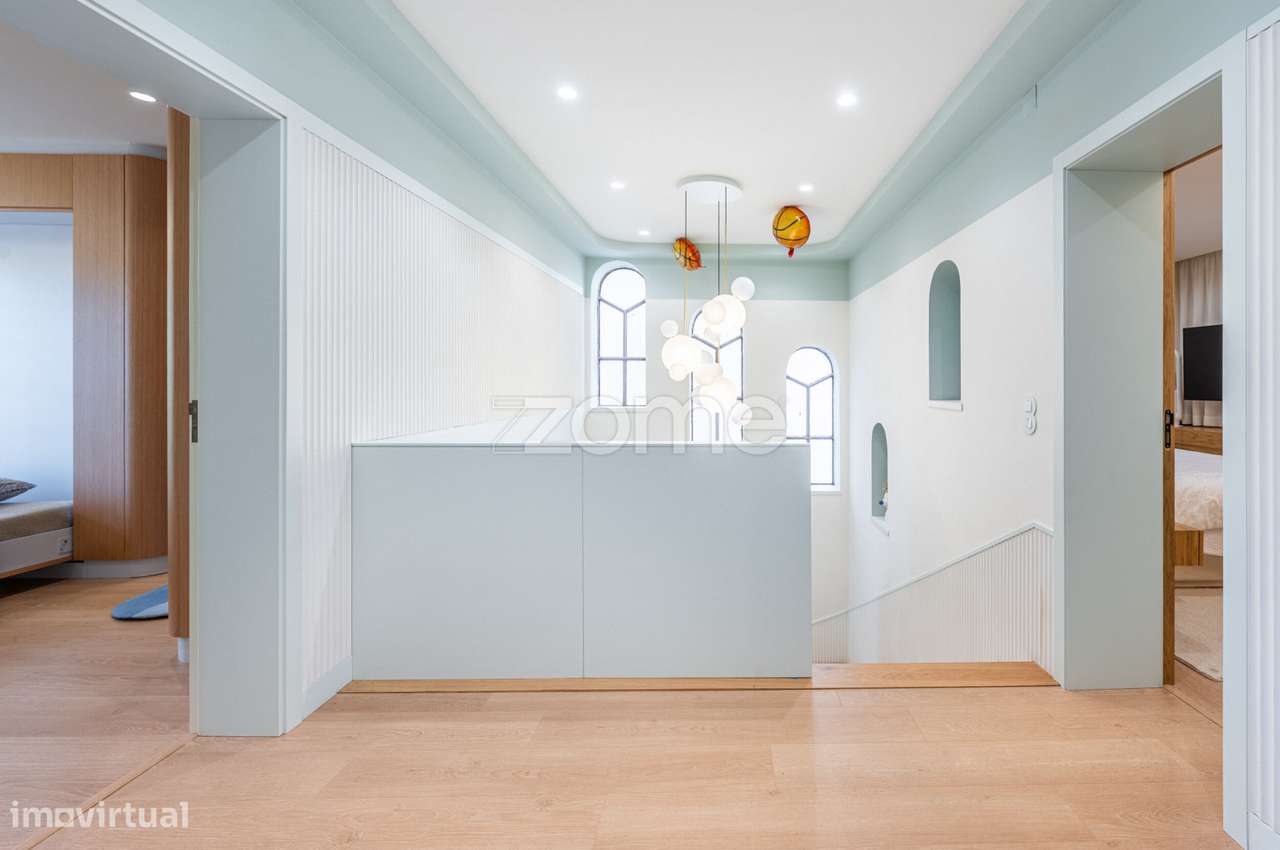 Moradia T3 renovada.Arquitetura portuguesa e Estilo americano. Guif...-7