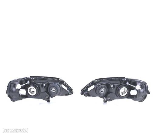 FARÓIS OPTICAS PARA OPEL ASTRA G 98-04 FUNDO PRETO - 2