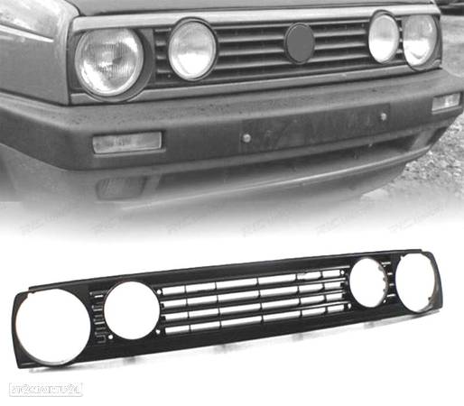 GRELHA FRONTAL SEM SÍMBOLO PARA VOLKSWAGEN VW GOLF 2 MKII 83-91 - 1