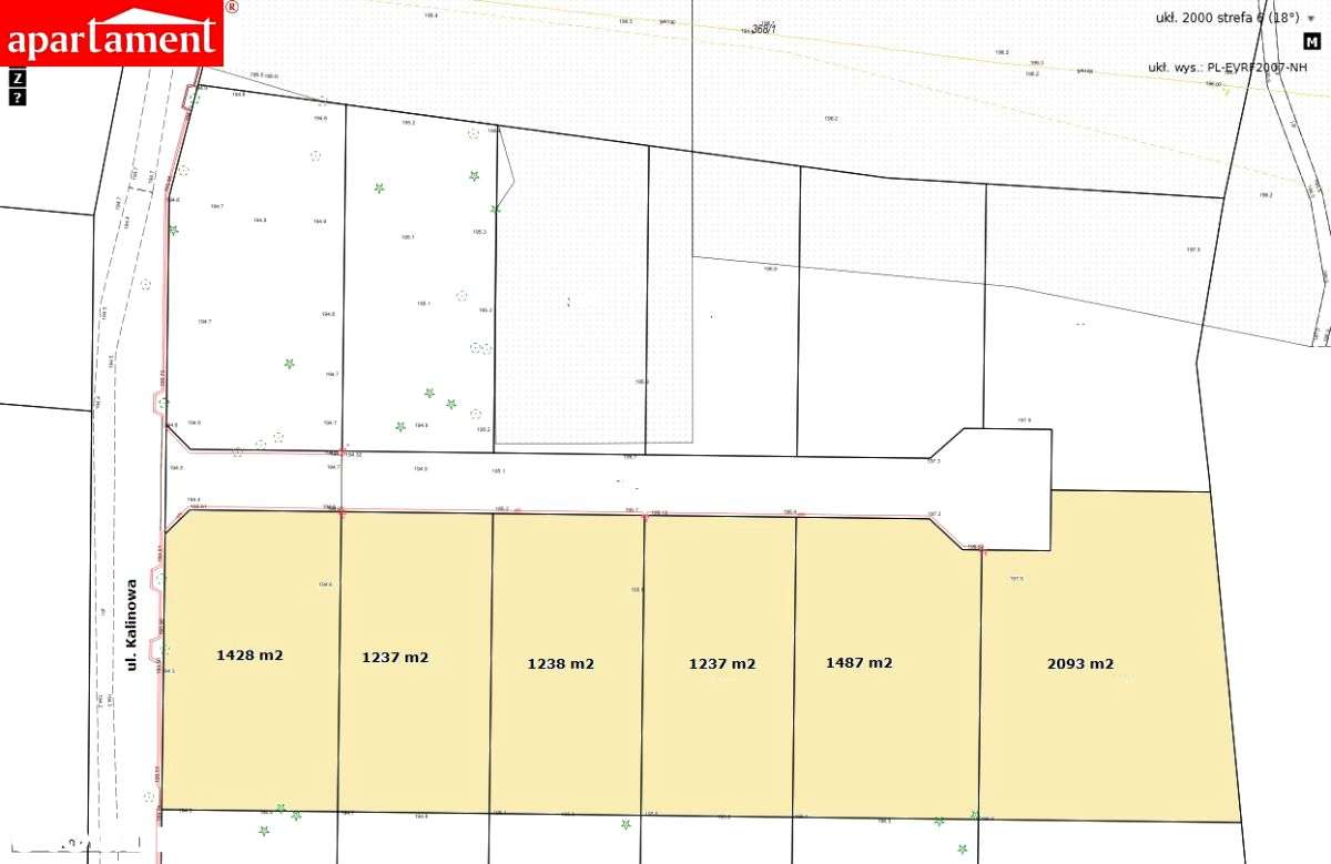 Działka budowlana, ul. Kalinowa-9