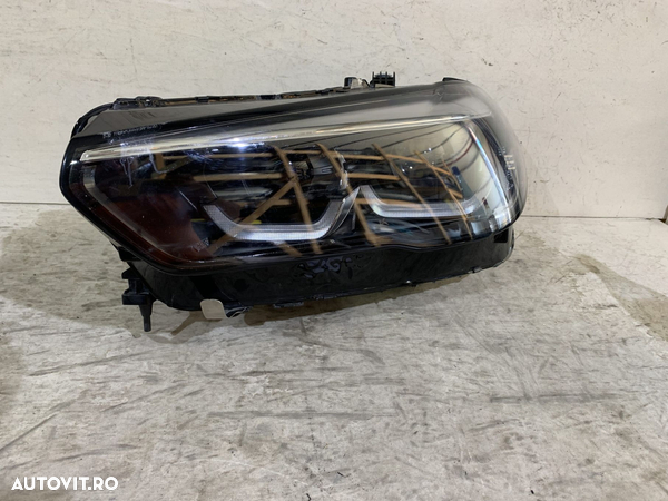 Far stanga full led, BMW X5 , X6, G05, G06, 2019, 2020, 2021, 2022, 2023, cod origine OE 9850411 - 3