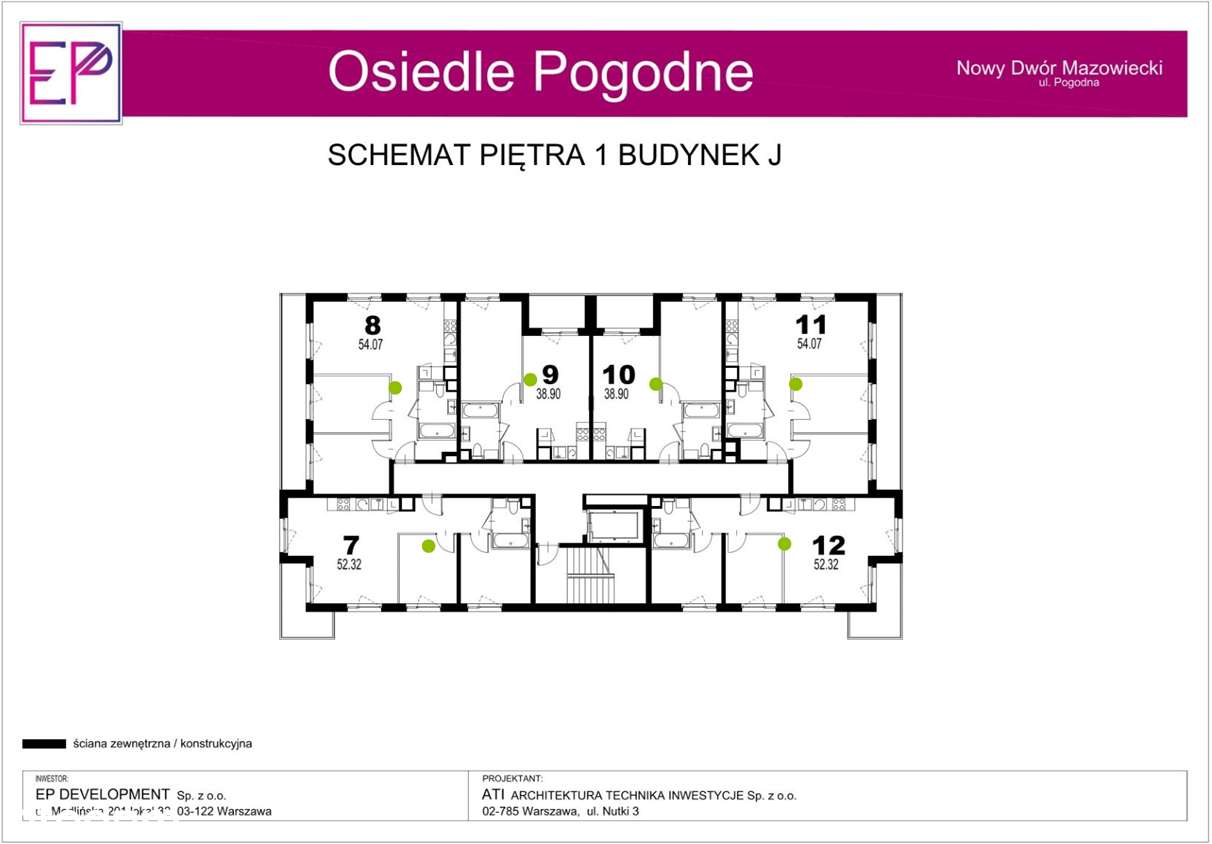 Nowoczesne 2-pokojowe mieszkanie z balkonem- J09-3