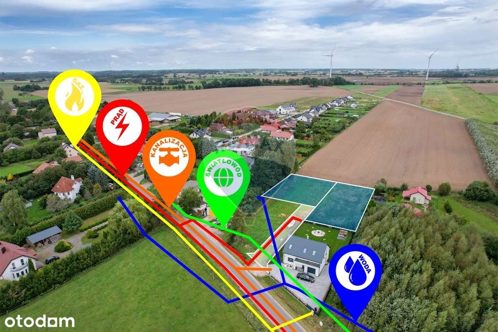 Biesiekierz, dwie działki z WZ - Pełny obrazek: 4/14