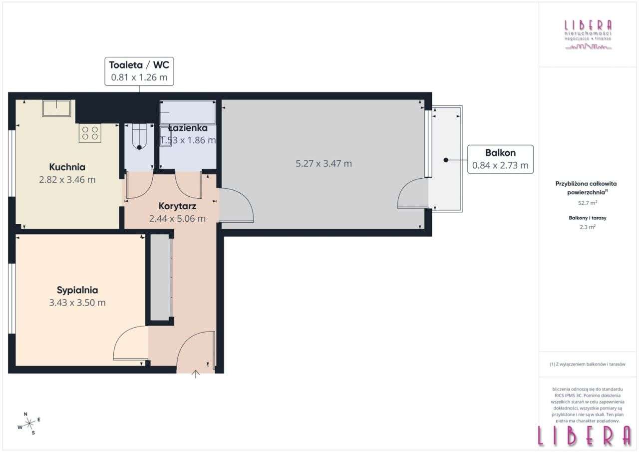 Mieszkanie, 53,50 m², Nowy Dwór-9