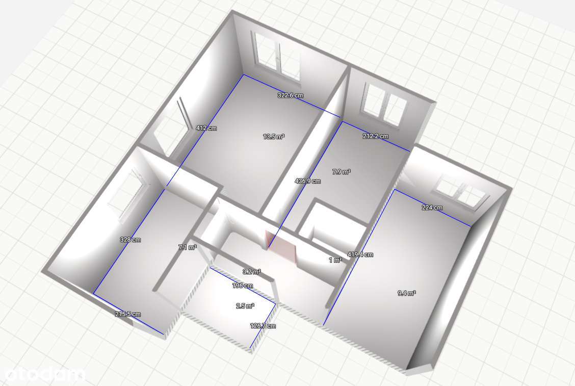 Ustawne mieszkanie do zaaranżowania - Pełny obrazek: 2/19