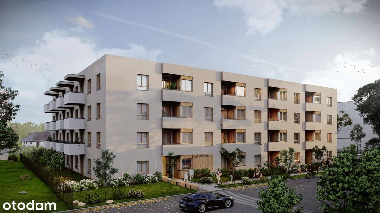 Osiedle KATOWICKA -  5 min do PKP, mieszkanie z ogródkiem 41m2-4