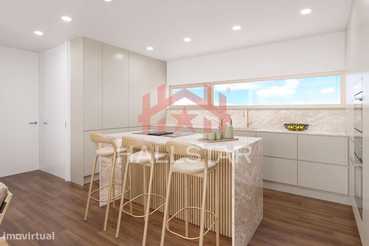 Apartamento T2 / Em Construção / Garagem para 2 Carros / Marrazes-12