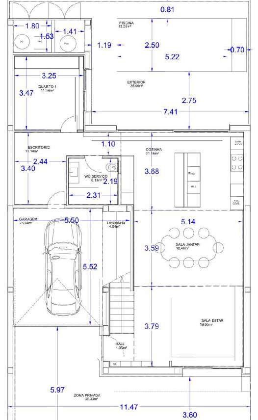 Moradia T3 C/ Piscina  em Turiz, Vila Verde-35