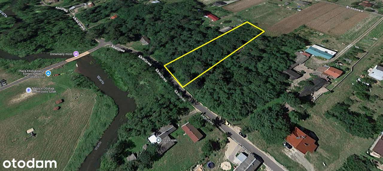 Przepiękna działka leśno - budowlana, w dorzeczu Warty, Kłobukowice !-5