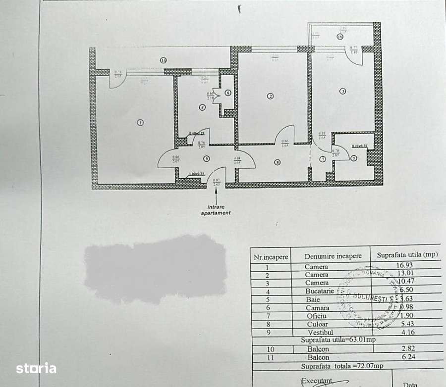 Gorjului vanzare ap 3 camere Iuliu Maniu - 1 min metrou-11