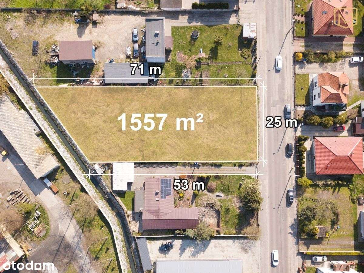 Działka pod inwestycję | 1557 m2 | Pełne media - Pełny obrazek: 3/6