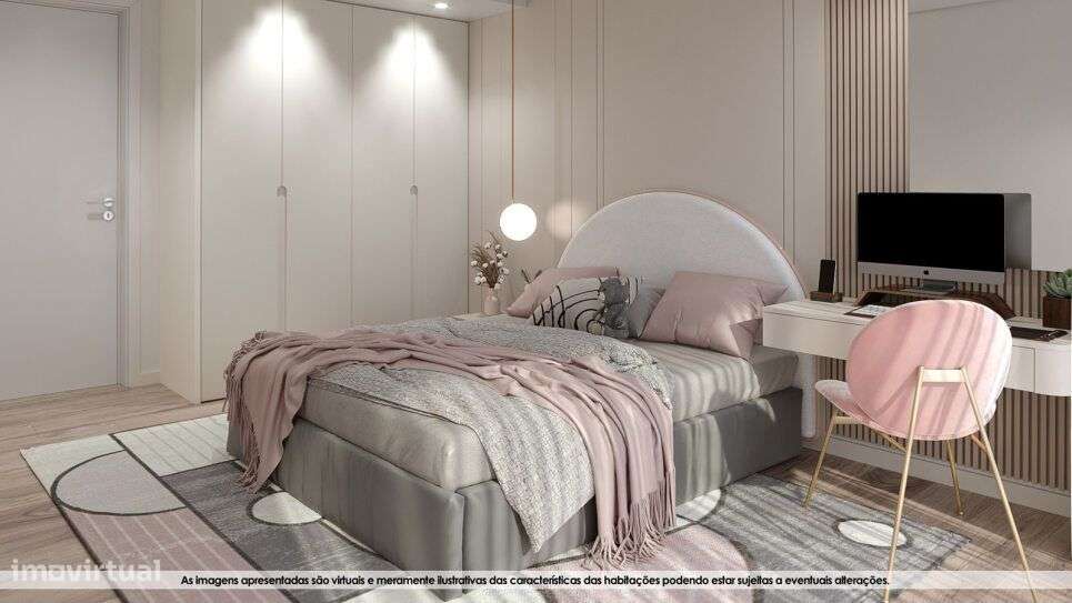 Apartamento T2 no ultimo piso, com varanda, virado a poente - Grande imagem: 3/16