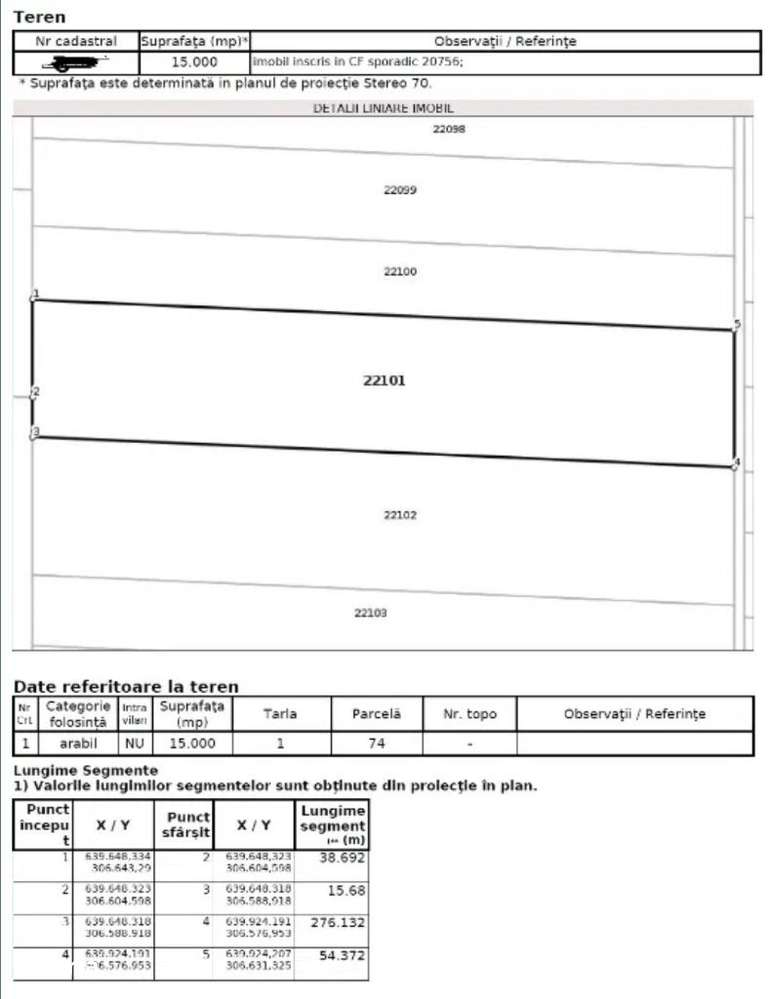Teren agricol 1.5 Ha cu CF,terenul nu este arendat,Chiselet,Calarasi - Imagine principală: 2/4