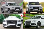 Grile Laterale Audi Q5 SUV 8R Facelift (2012-2016) RS Design Negru Lucios Crom- livrare gratuita - 6