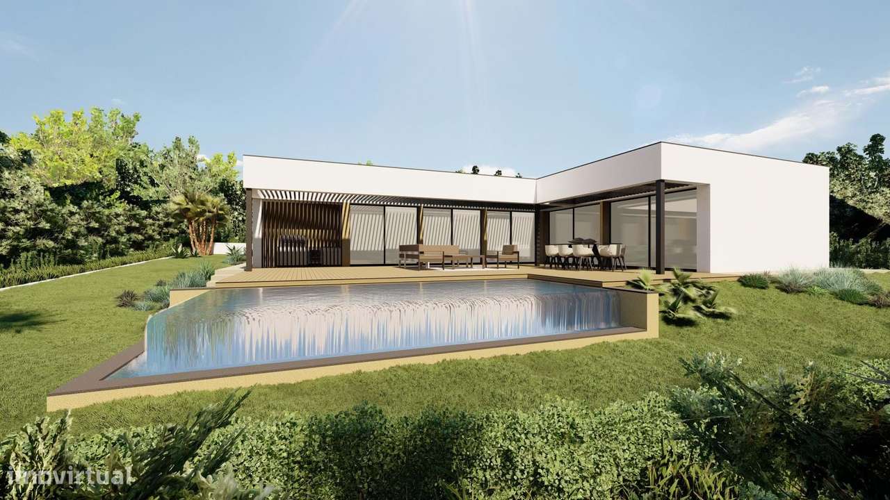 MORADIA T3 EM CONSTRUÇÃO COM PISCINA NA MEXILHOEIRA GRANDE, PORTIMÃO - Grande imagem: 5/19