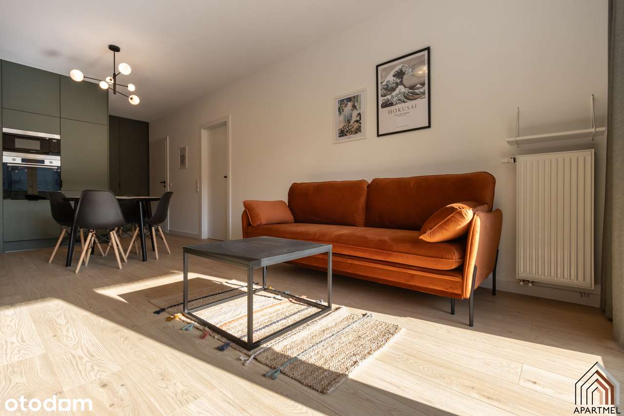 2-pok. apartament z balkonem, wysoki standard, FUZJA, bez prowizji!