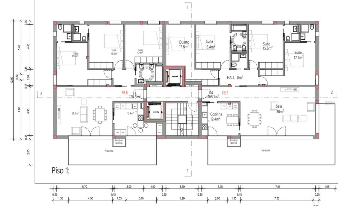 T3  Novo c/ Garagem - Santa Clara - Grande imagem: 3/3