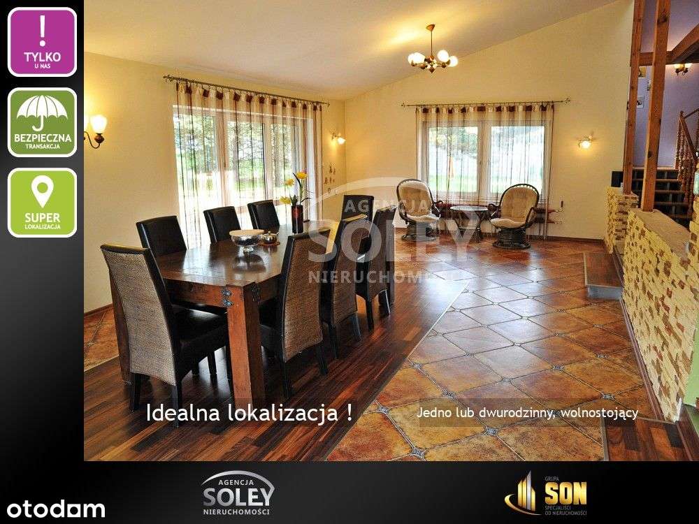 Dom wolnostojący z kompleksem garażowo-gospodarczym-duża działka-1
