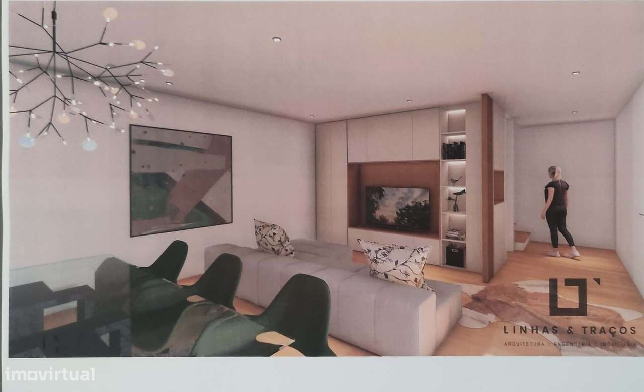 Lote para moradia unifamiliar | Alfena - Valongo | Projecto - Grande imagem: 2/2