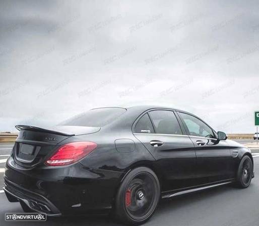 AILERON SPOILER TRASEIRO PARA MERCEDES CLASE C W205 14-21 SEDÁN LOOK AMG - 3