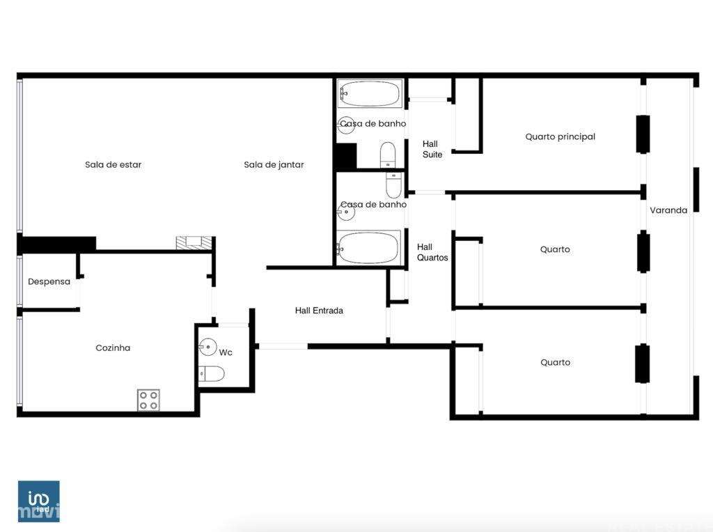 Apartamento T3 em Costa de 146,00 m2 - Grande imagem: 5/21