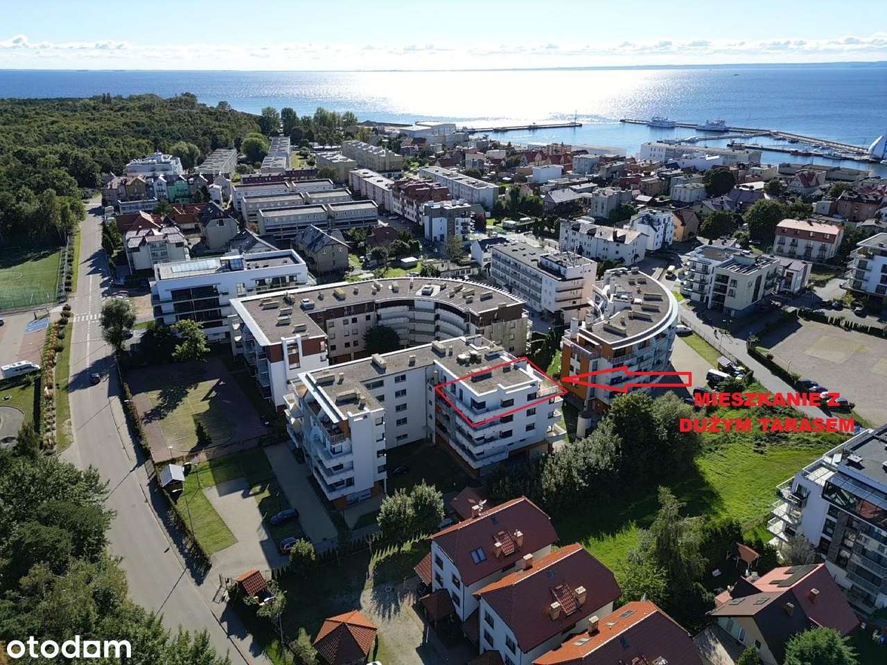 Duże mieszkanie z 2 tarasami z widokiem na morze/72m2/3 pok/2012r blok - Pełny obrazek: 2/20