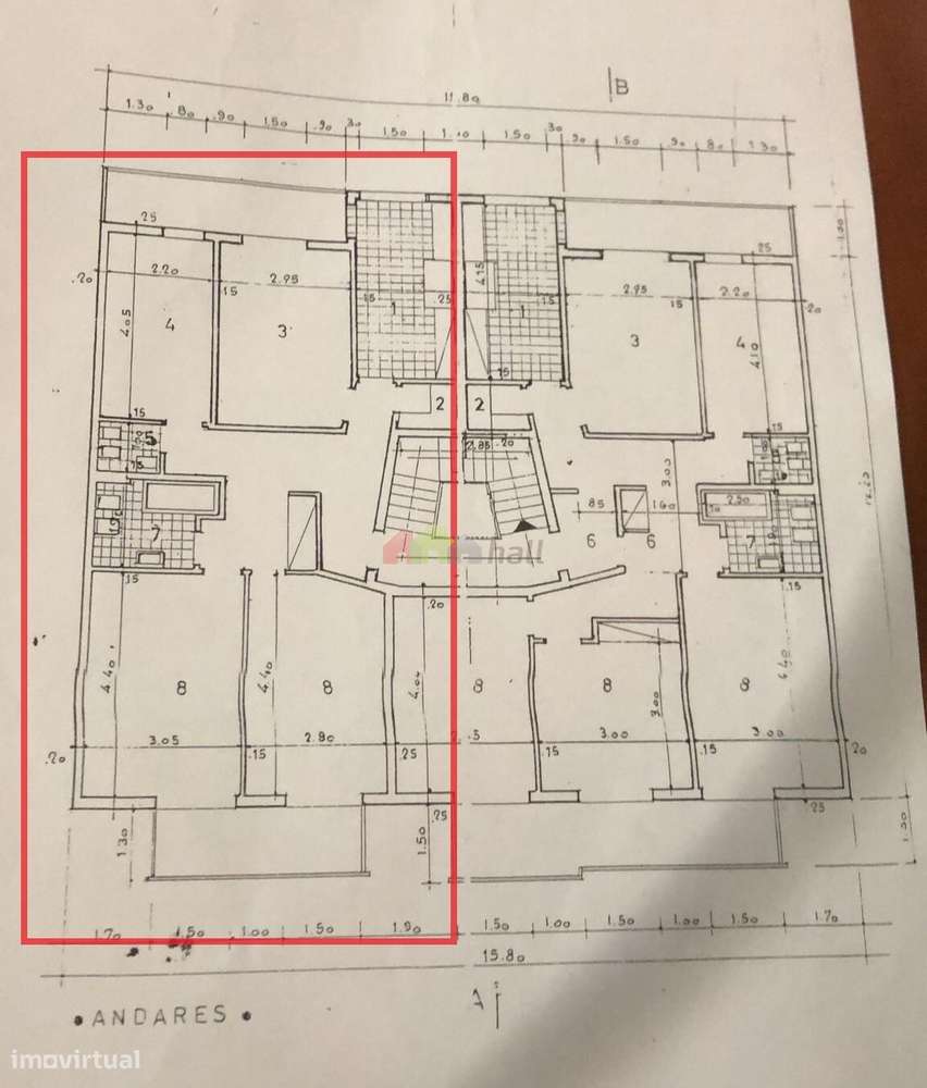 Apartamento T3 com 2 varandas em frente ao metro-10