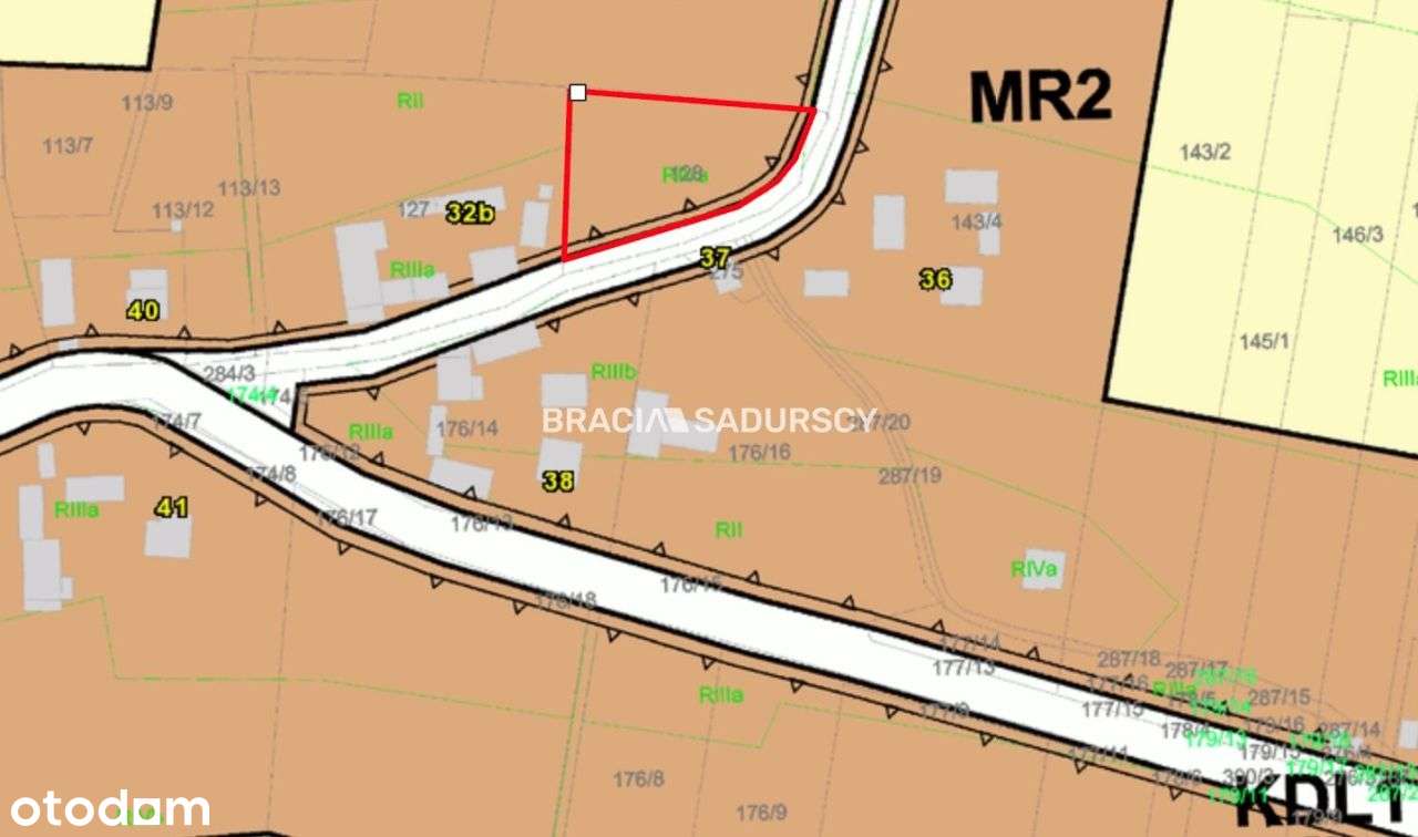 Działka budowlana 24,47 a, Damice blisko Krakowa - Pełny obrazek: 5/19