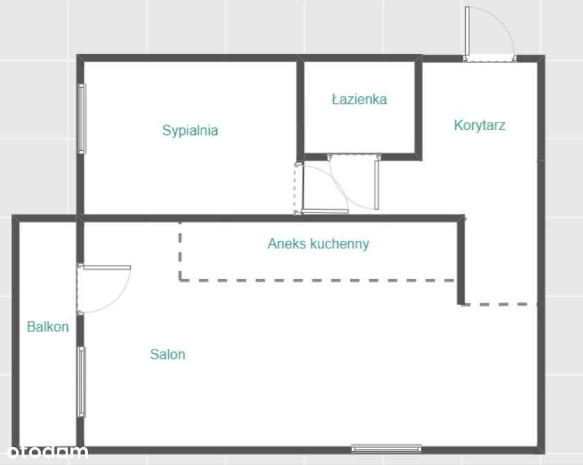 Mieszkanie dwupokojowe / Koziny-6