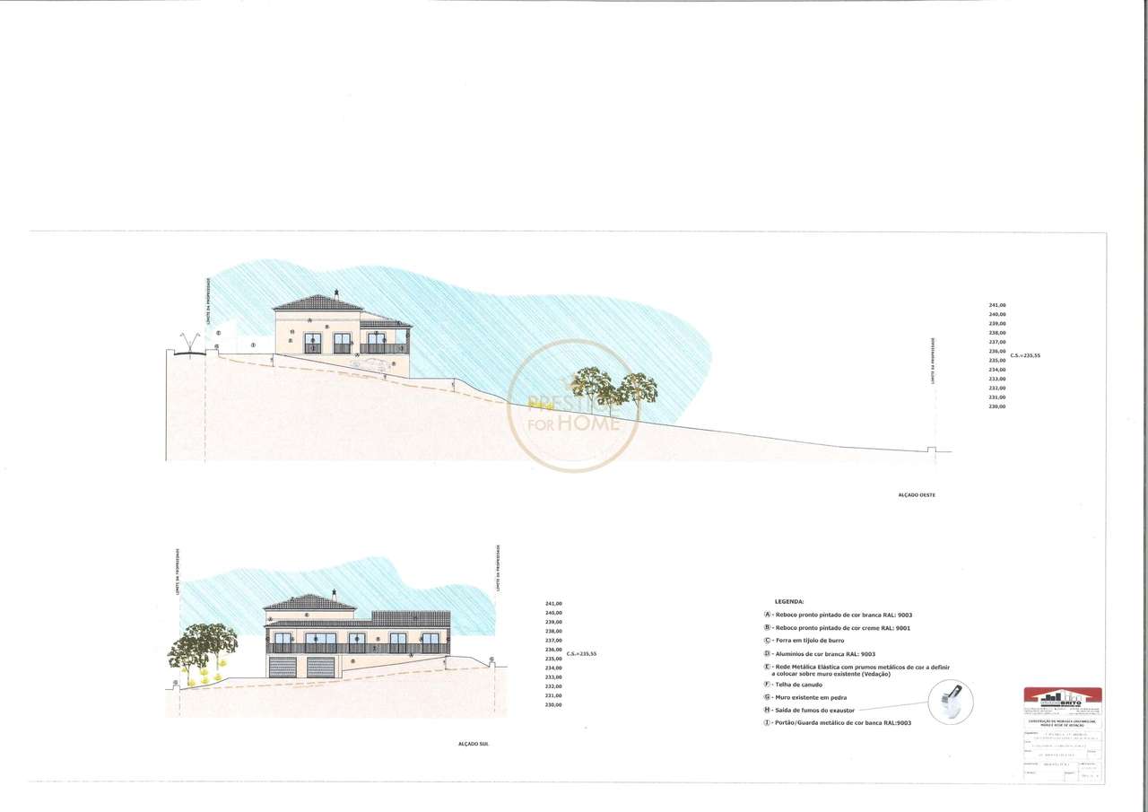 TERRENO COM PROJETO ARQUITETURA APROVADO PARA MORADIA T3 - CORCITOS - Grande imagem: 3/17