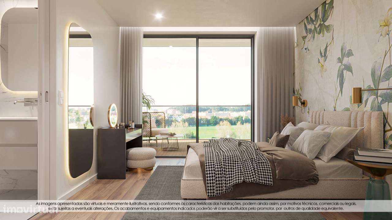 Apartamento T0 - Empreendimento Caulinos Residence - Grande imagem: 4/7