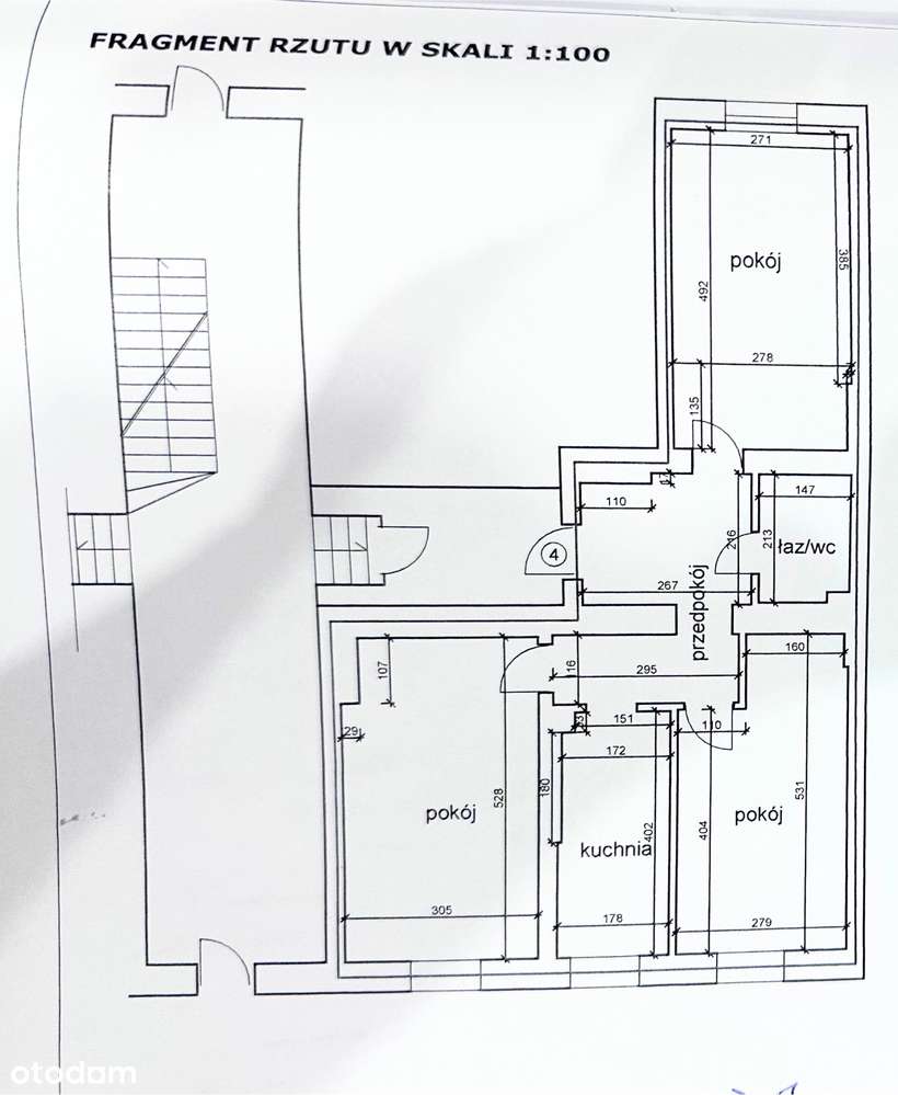 Mieszkanie w kamienicy | Centrum | Wysoki parter| Piwnica | Rozkładowe-11