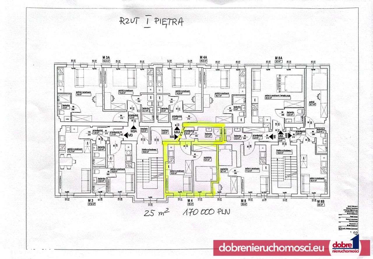 Kawalerka w Centrum 25m2/ Odrestaurowana kamienica - Pełny obrazek: 2/11