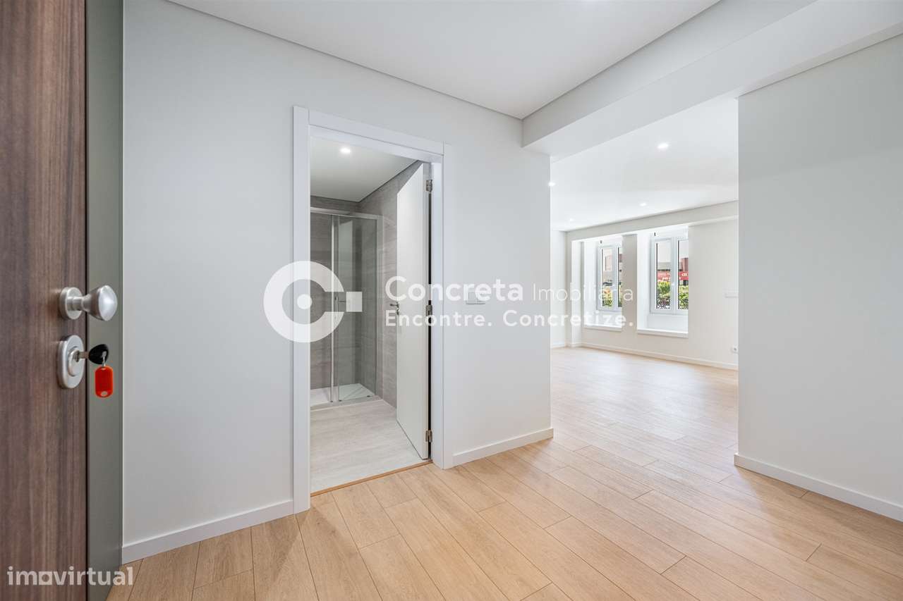 Apartamento T1 novo com pátio no centro em Braga-10