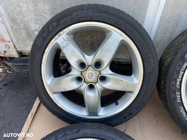 Set jante aliaj PORSCHE CAYENNE an 2005 cu cauciucuri vara 275/40R20 - 5