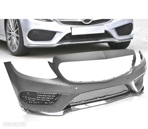 PARA-CHOQUES FRONTAL LOOK AMG PARA MERCEDES W205 14-18 - 1