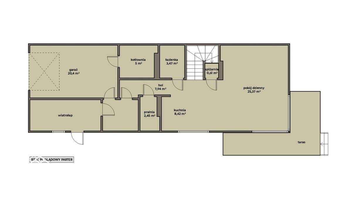 Brzegi, nowoczesny dom w stanie deweloperskim - Pełny obrazek: 5/8