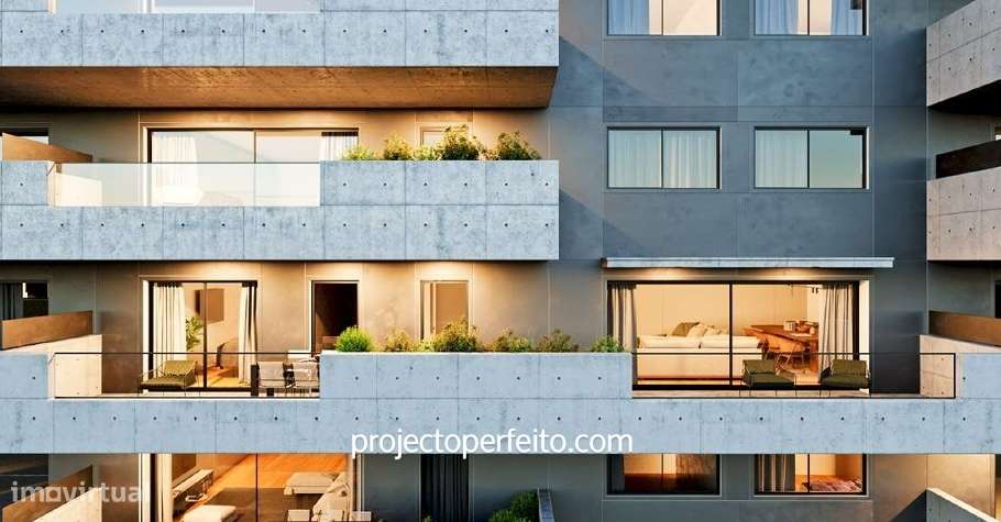 Apartamento T3 com Suíte e Terraço - Empreendimento Ocean Terrace, Leç - Grande imagem: 2/14