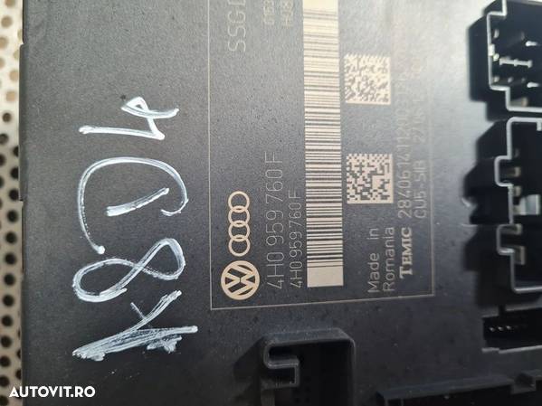 Calculator ECU Modul Memorie Scaun Audi A8 4H D4 Cod 4HF Dezmembrez Audi A8- Dezmembrari Arad - 8