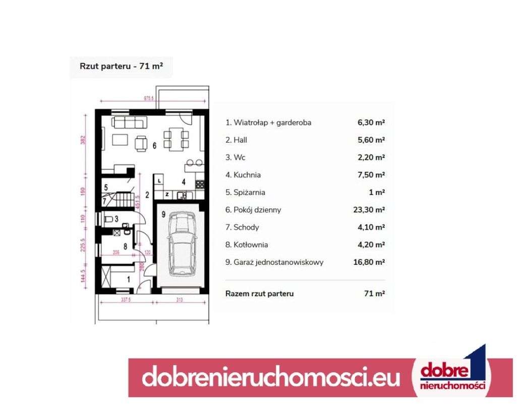 Bliźniak w stanie Deweloperskim Premium Przyłęki - Pełny obrazek: 4/6