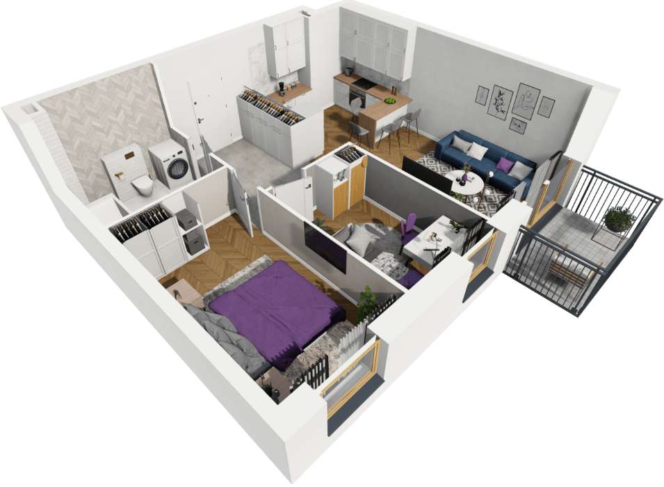 BLACKWEEK : 3 pokoje  52m² + garaż GRATIS! - Słoneczne! 0 zł prowizji-14