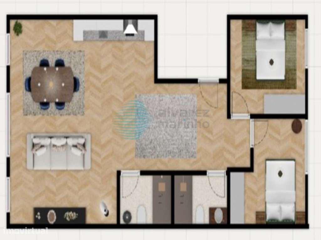 Apartamento T2 em remodelação, em Benfica-8