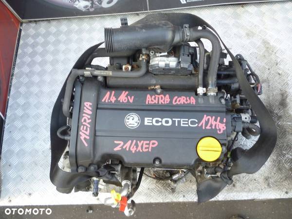 SILNIK OPEL MERIVA ASTRA CORSA 1.4 16V Z14XEP 124 TYS - 2