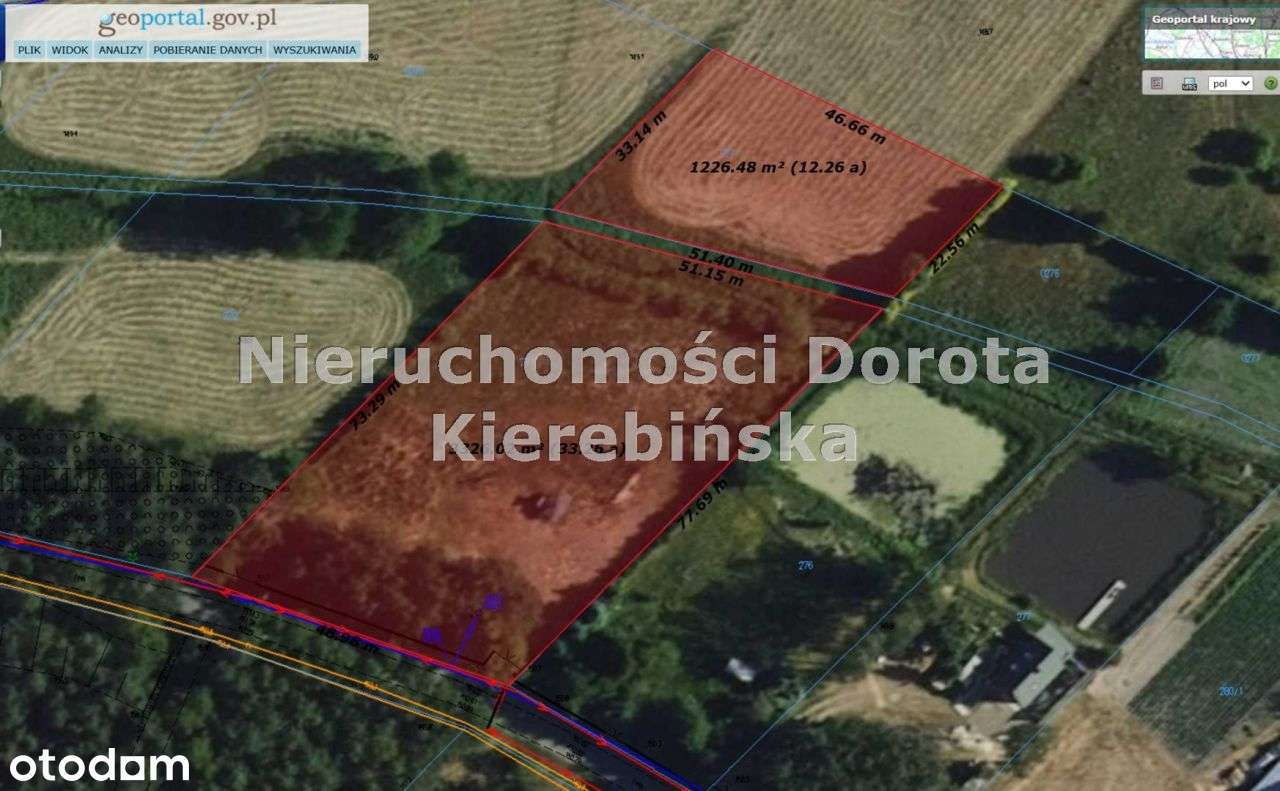 Działka budowlana z bezpośrednim dotępem do rzeki.-9