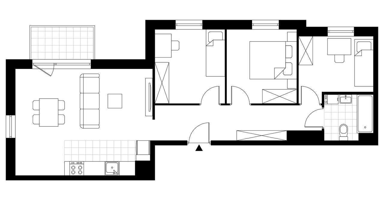 Osiedle przy ul. Gdańskiej| mieszkanie 4-pok.| B13 - Pełny obrazek: 4/9