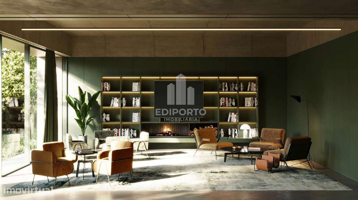 Apartamento T1+1 com terraço em empreendimento de luxo no Campo Alegre - Grande imagem: 4/24