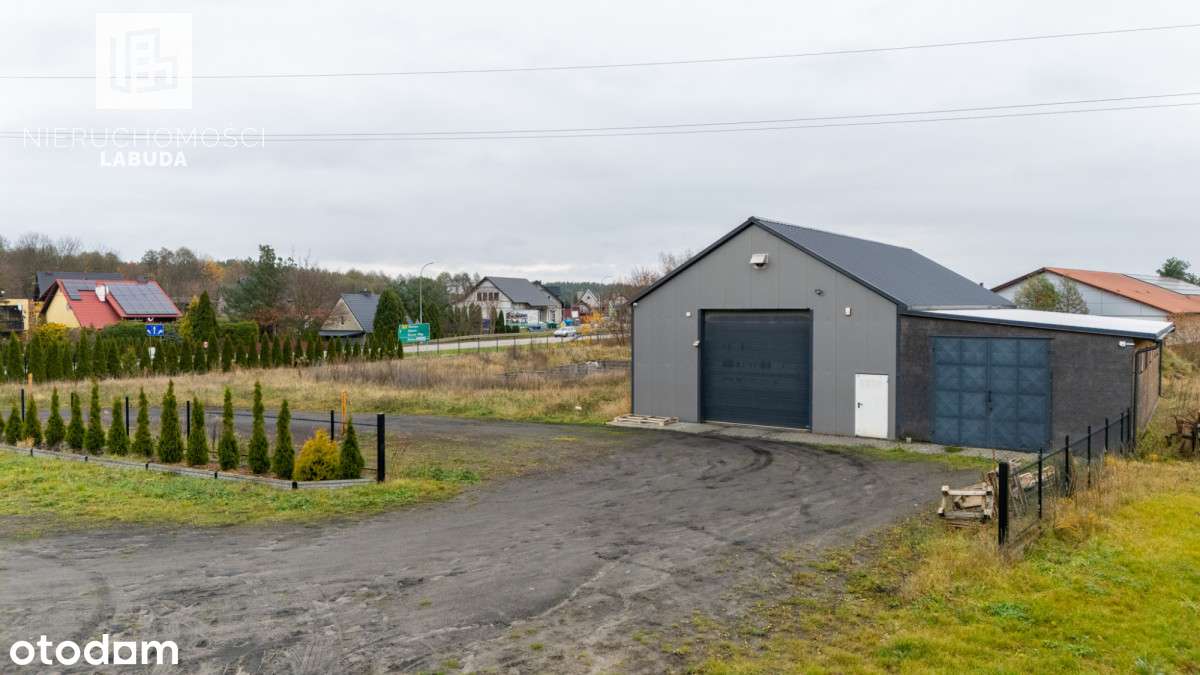 Hala 320m² przy głównej drodze w Zblewie-7