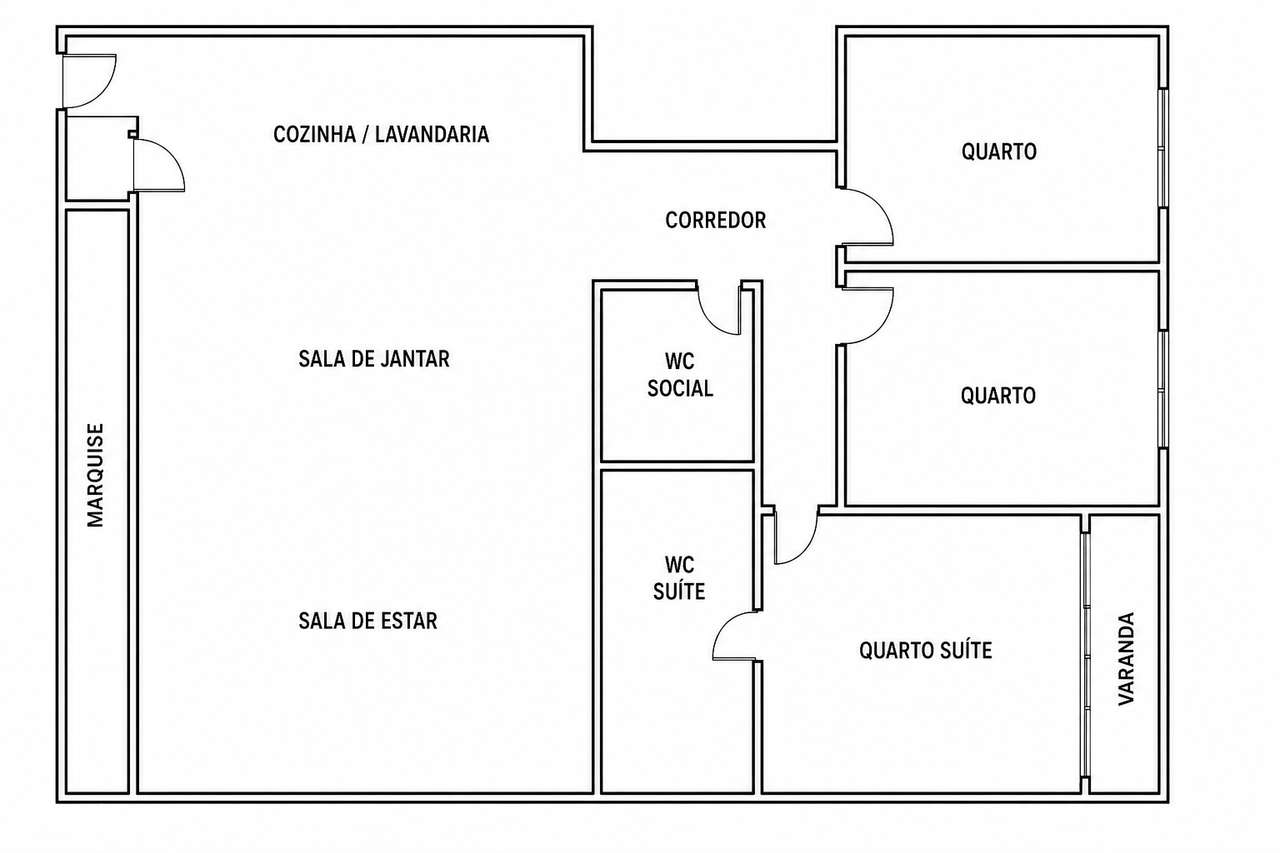 Apartamento T3 em Real, Braga-31