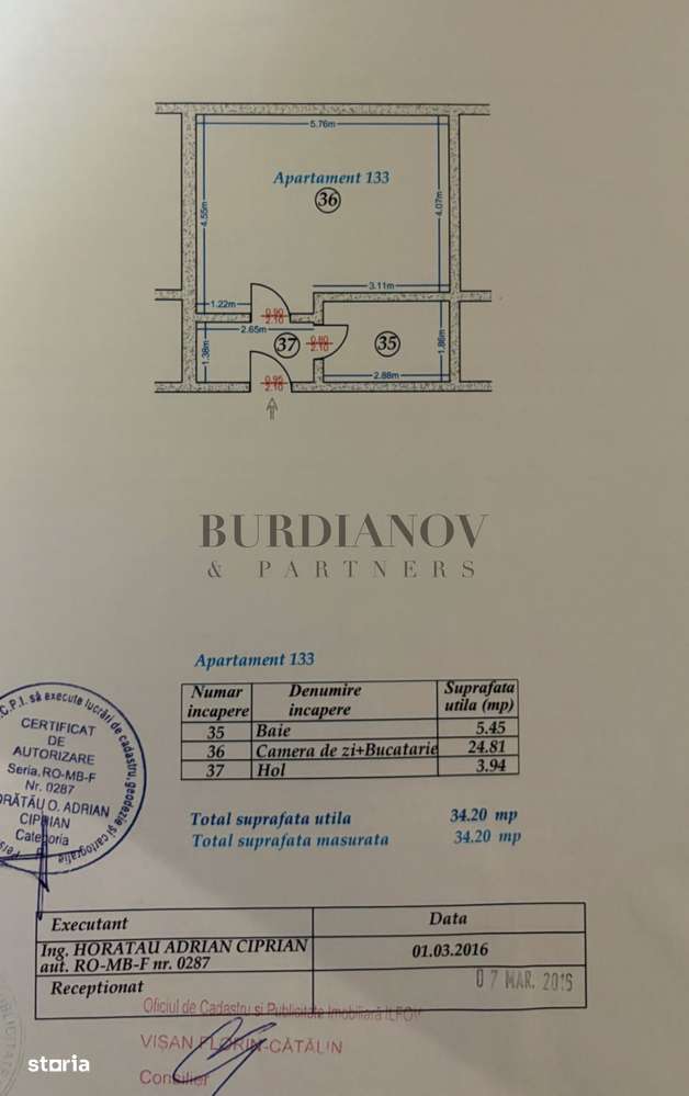 Garsonieră la mansardă - Dobroești - 34 mp utili - Centrală proprie-6